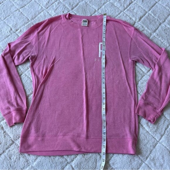 Victoria's Secret PINK | Coral Oversized Crewneck Sweater | Size Medium - Picture 8 of 8